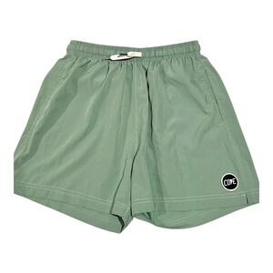 COVE Men's Sage Green Coastal Lightweight‎ Athletic Shorts Size 30 Elastic Waist